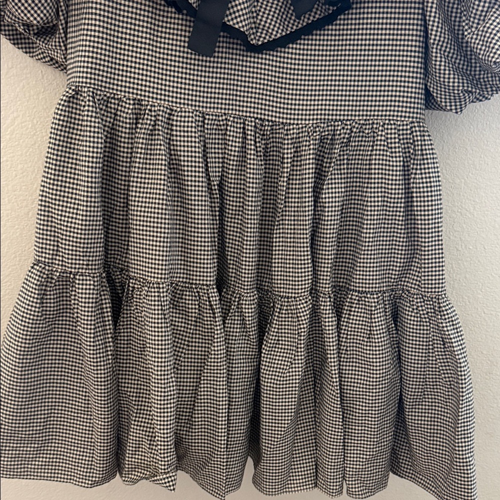 Gingham Ruffle Dress - Picture 5 of 5